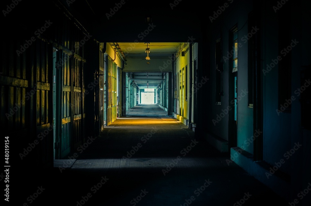 Light at the end of the hallway Light at the end of the hallway