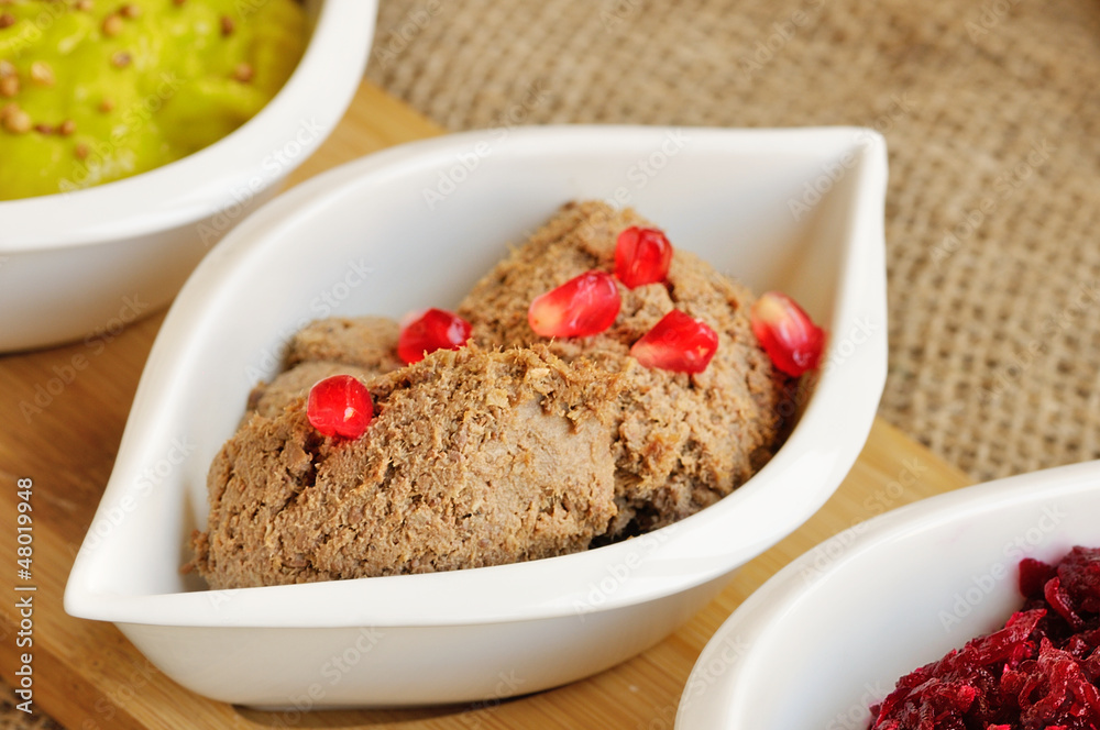 Turkey pate with pomegranate Turkey pate with pomegranate