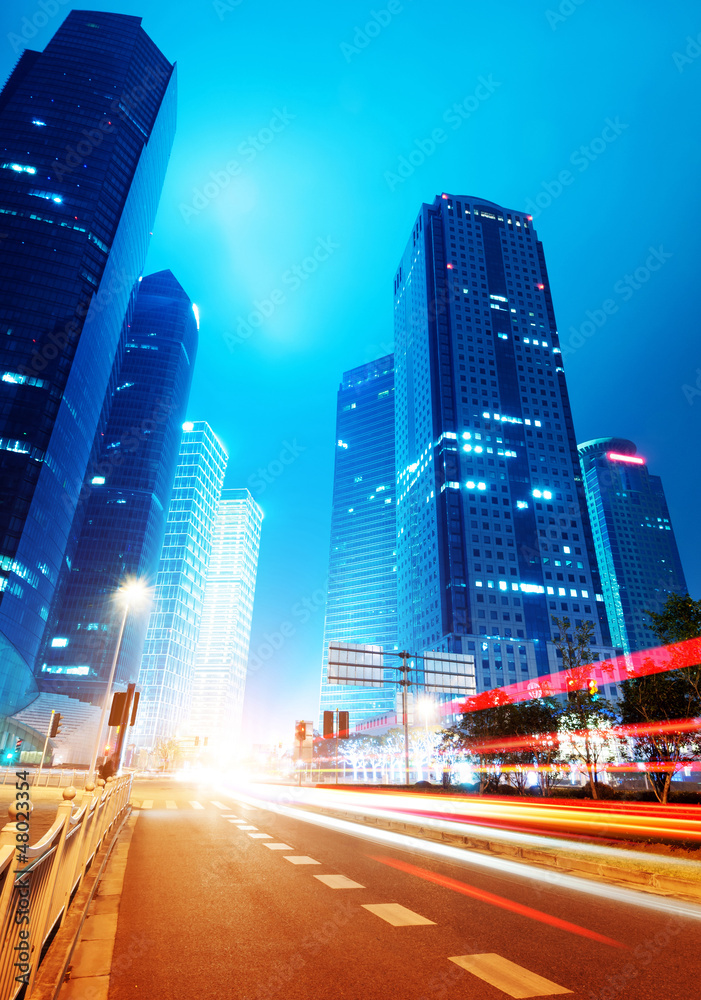 Obraz premium Light trails