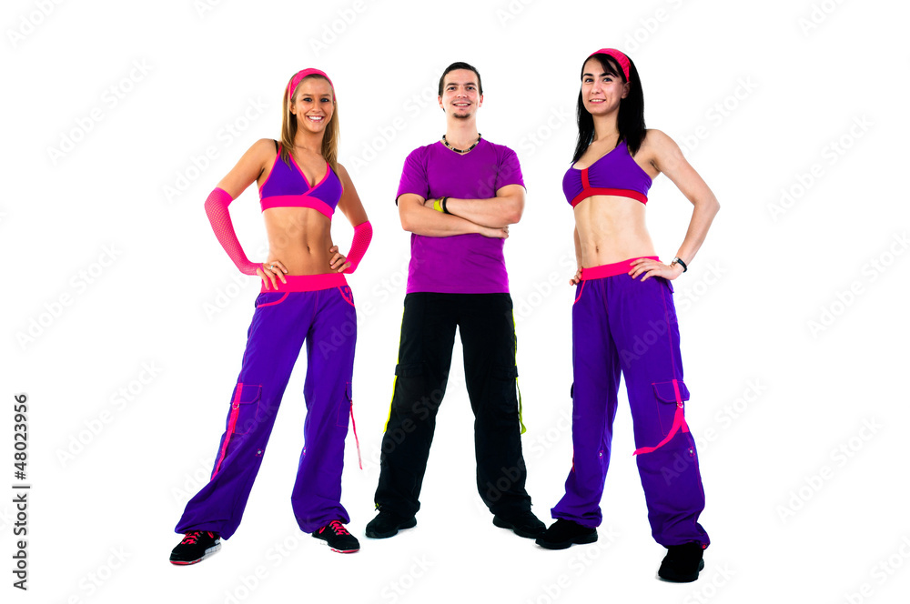 Fototapeta premium A group of dance instructors