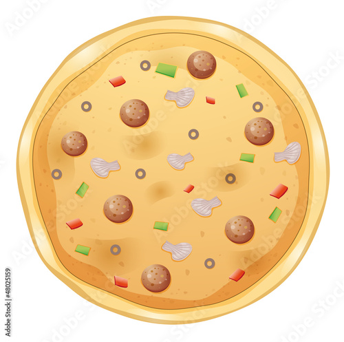 A pizza