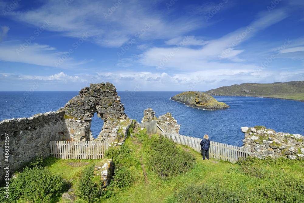 Fototapeta premium Duntulm Castle - Isle of Skye