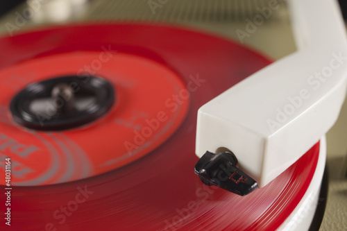 vintage record player photo