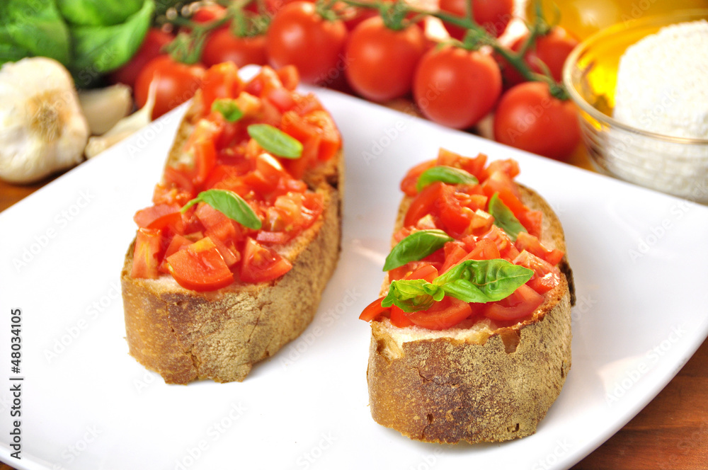 italian bruschetta italian bruschetta