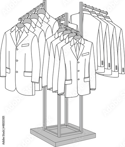 Rack for clothes