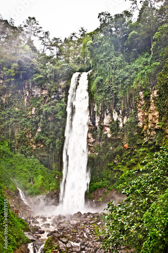 Grojogan Sewu waterfall on central Java in Indonesia.