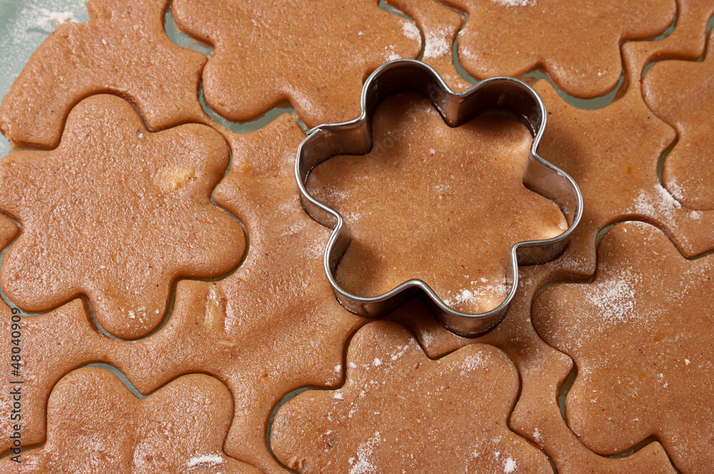 Baking Gingerbread Cookies