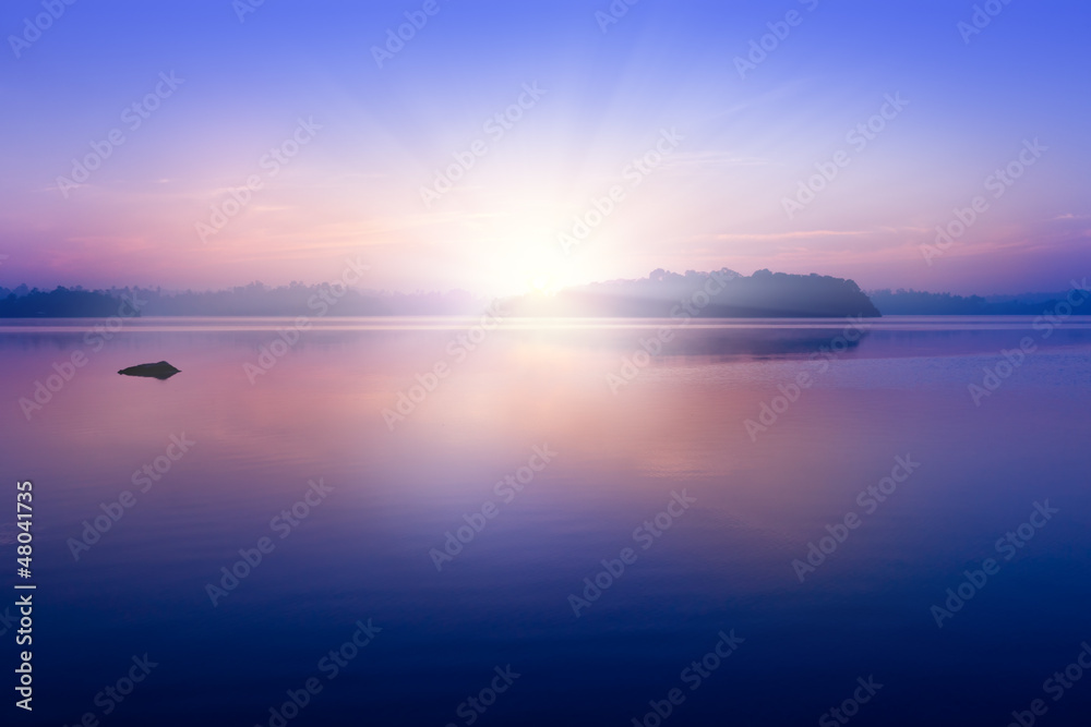 Sunrise on Lagoon