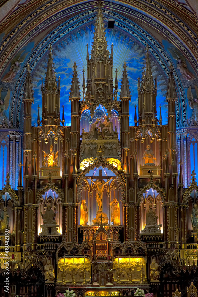 Fototapeta premium Notre-Dame Basilica, Montreal