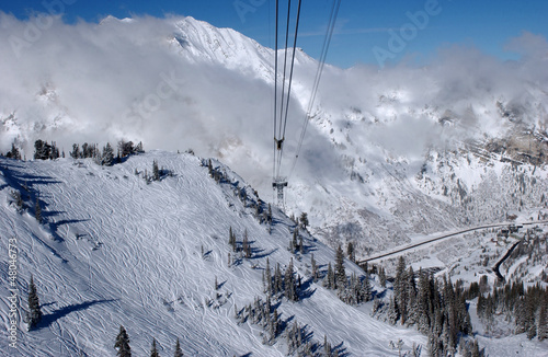 Spectacular view to the Mountains from Snowbird ski resort © FashionStock