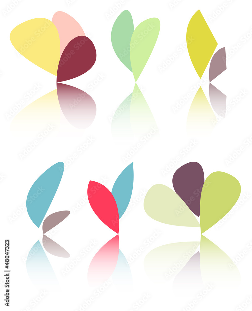 Abstract symbols such a logo Abstract symbols such a logo