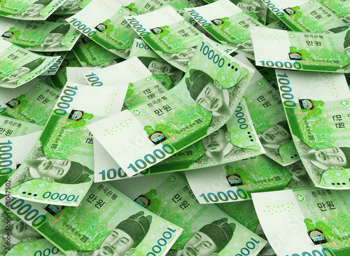 Fotografia 10,000 won South Korean Bills