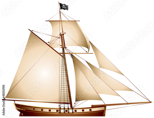 Pirate Sailboat Cutter