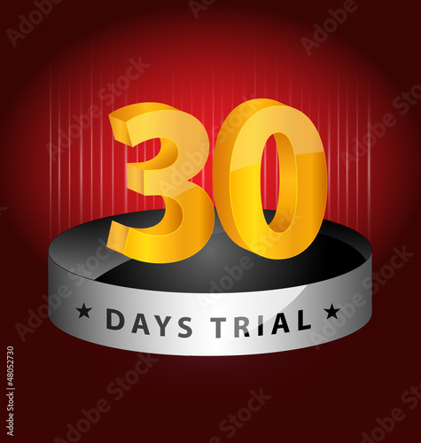 30 days trial design element