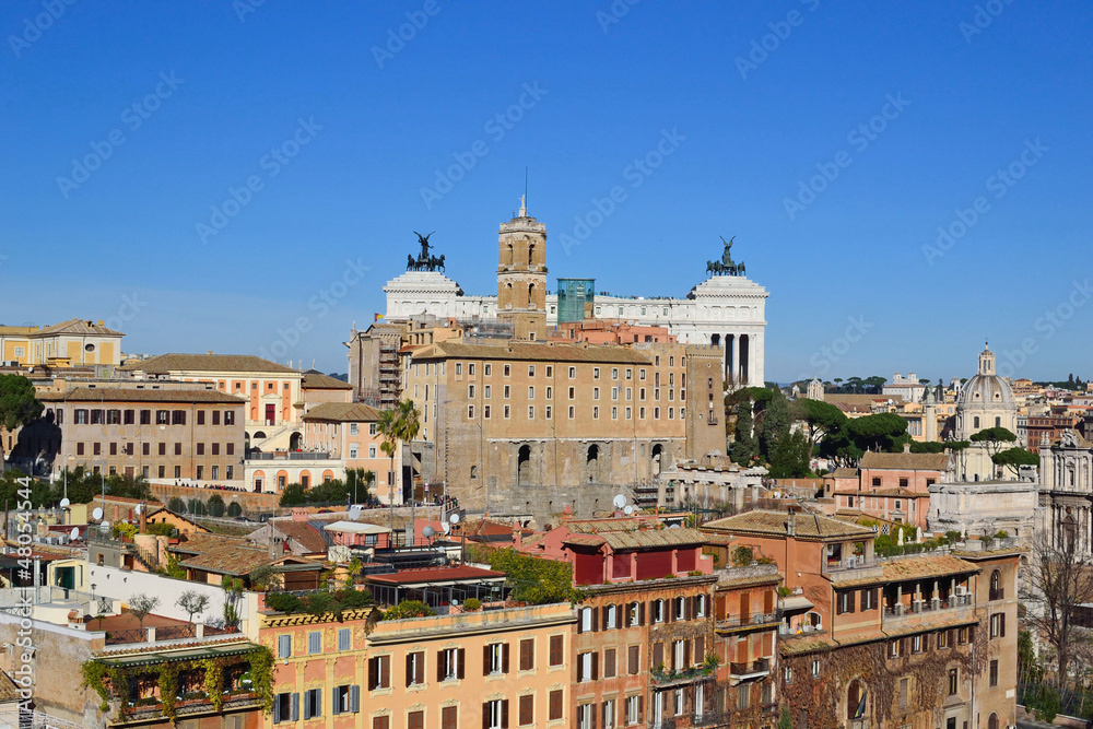 Roma - Veduta dagli Orti Farnesiani o Giardini del Mondo