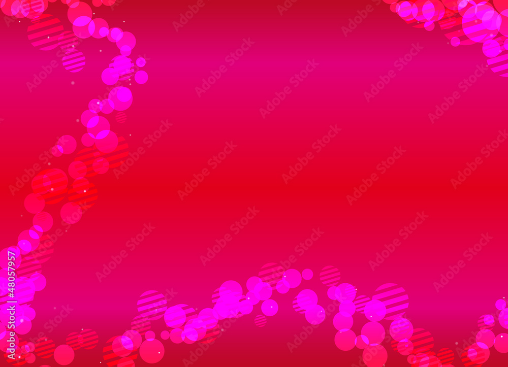 Abstract red background with circular effect