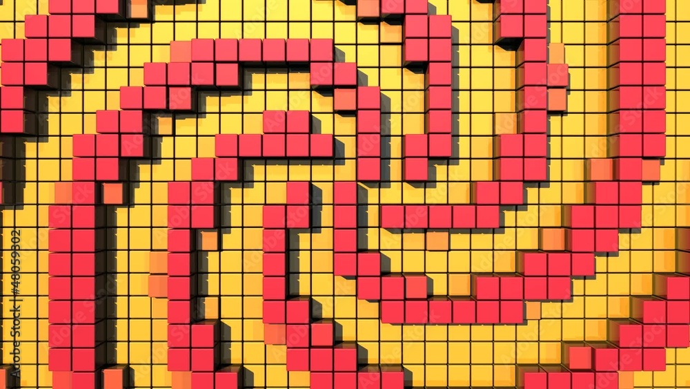 3d vortex background loop