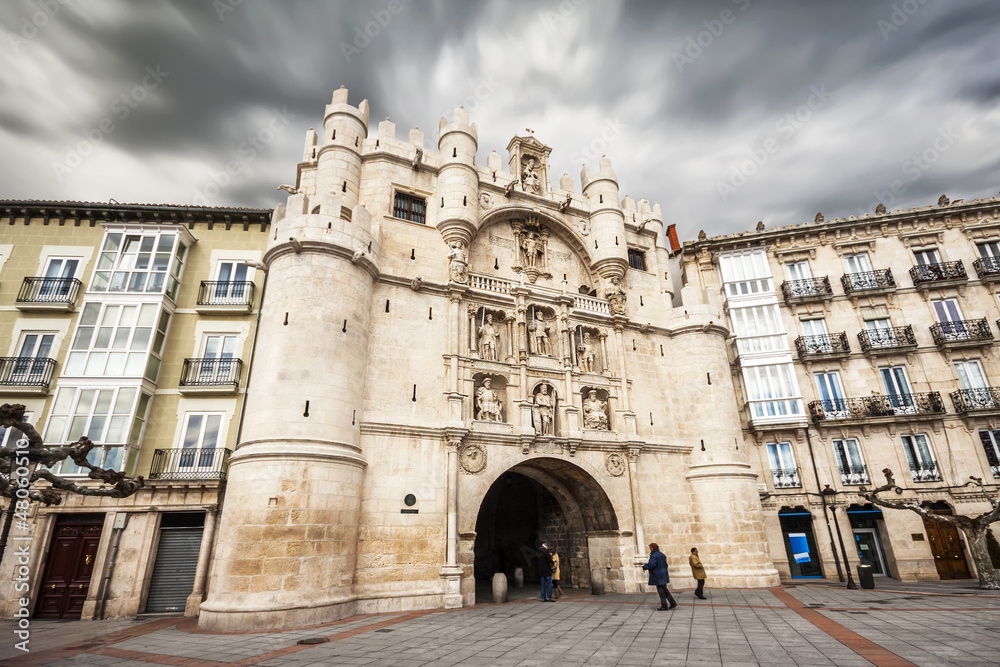 Arch of Santa Maria, Burgos, Castilla y Leon, Spain