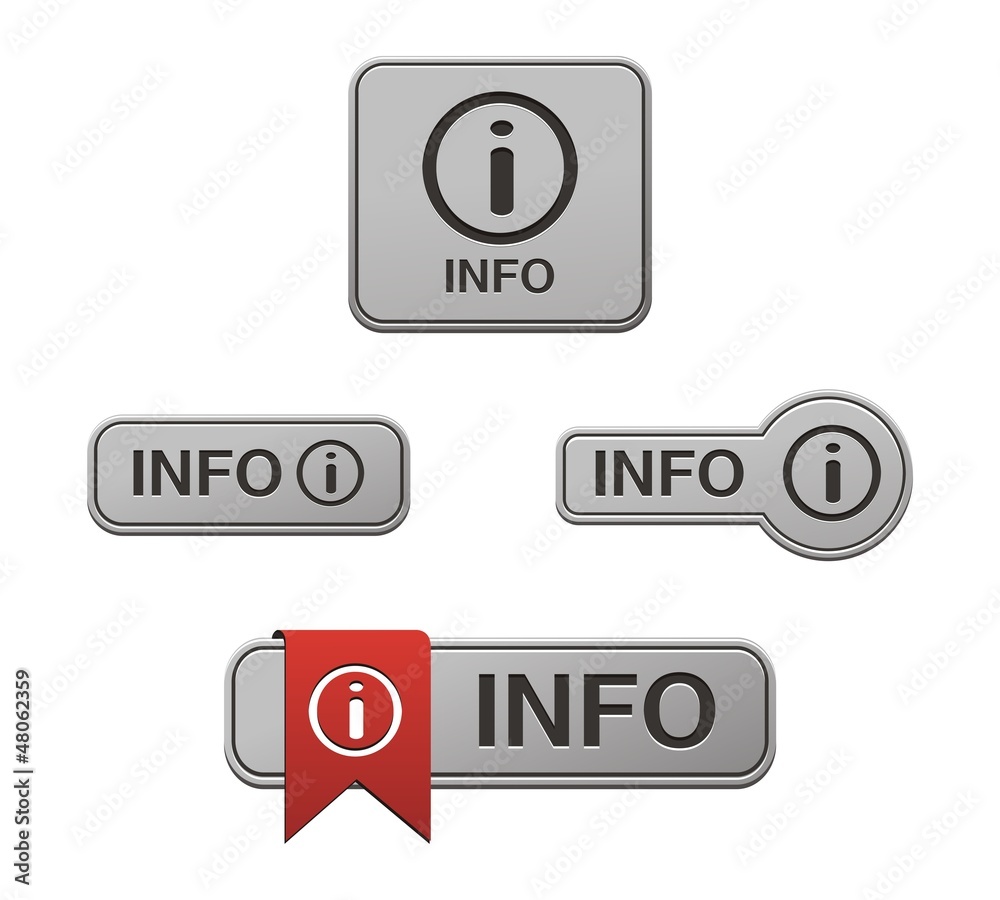 silver info buttons silver info buttons
