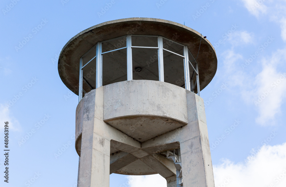 Concrete watch tower in Everglades Florida