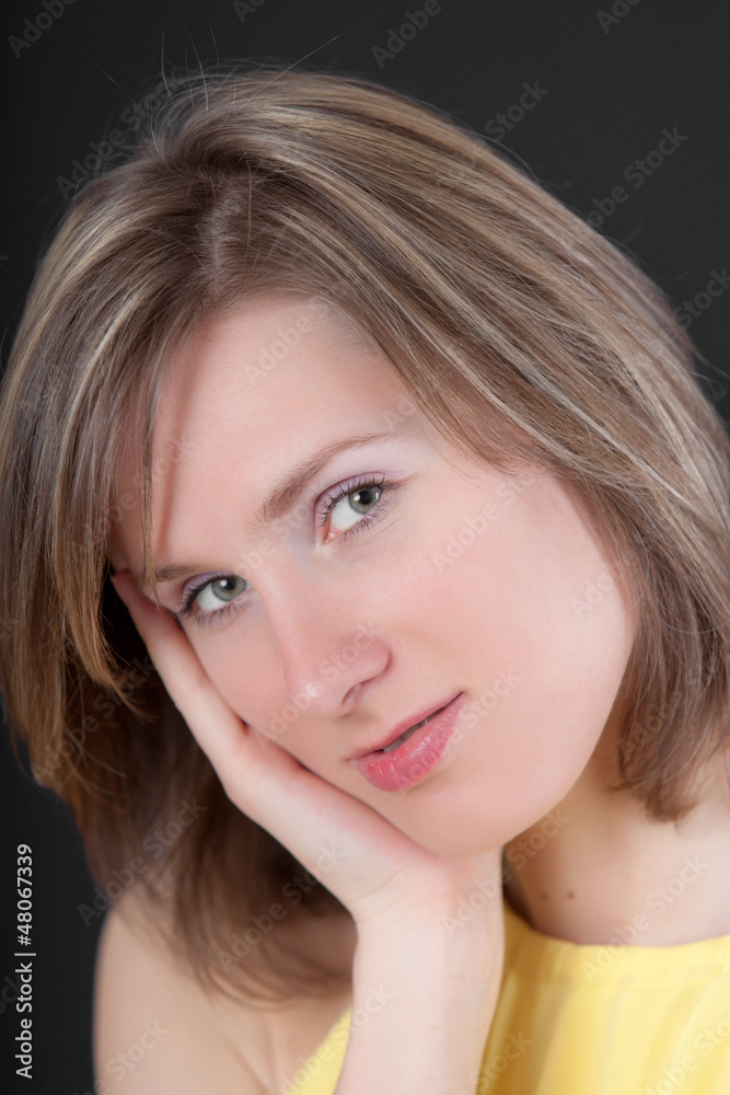 Naklejka premium Portrait close up