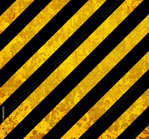 Grunge background with yellow and black lines