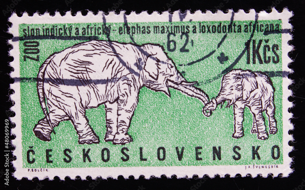 Naklejka premium Postage stamp