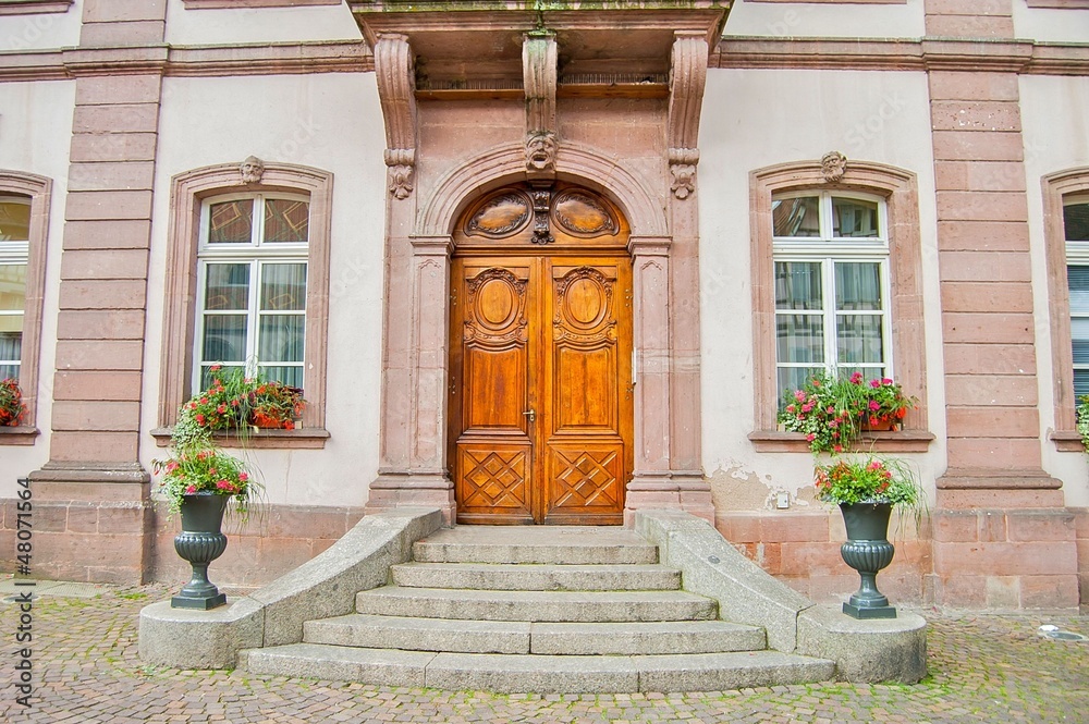 Fototapeta premium Entrée d'une maison luxeuse
