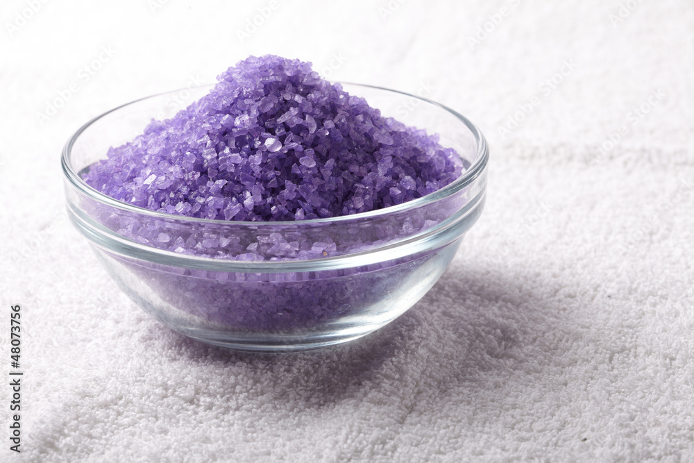 bath salt with towel bath salt with towel