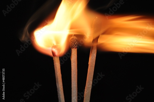 brennende Streichhölzer 2