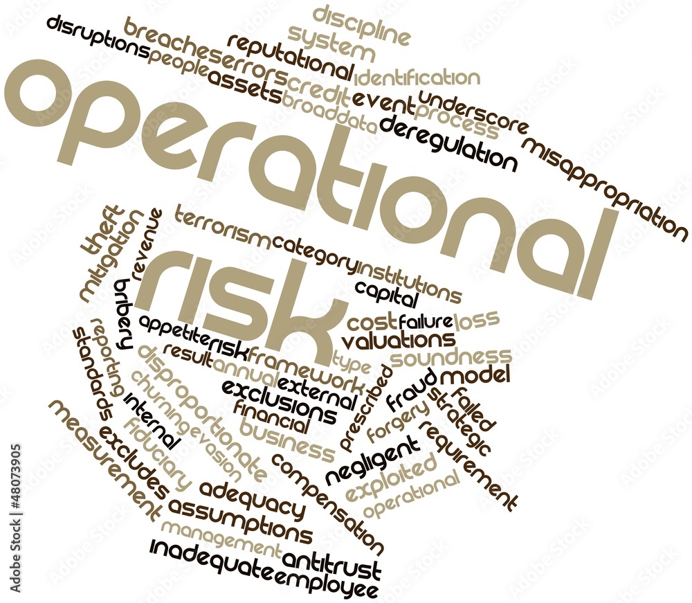 Word cloud for Operational risk Stock Illustration | Adobe Stock