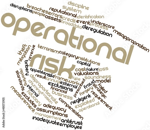 Word cloud for Operational risk