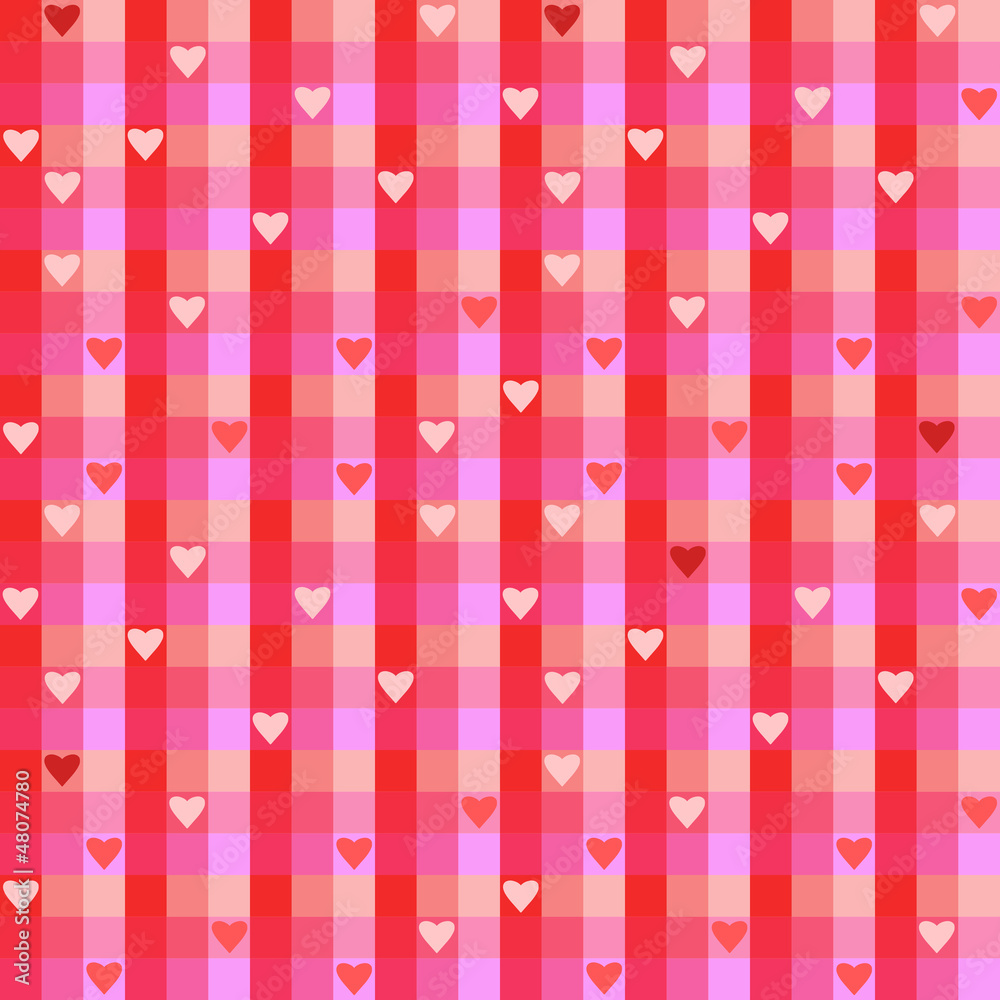 Hearts background - Valentines seamless texture Hearts background - Valentines seamless texture
