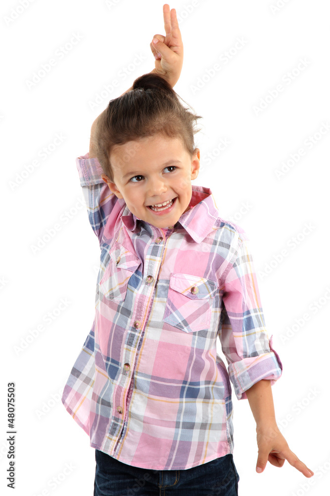 beautiful little girl isolated on white beautiful little girl isolated on white