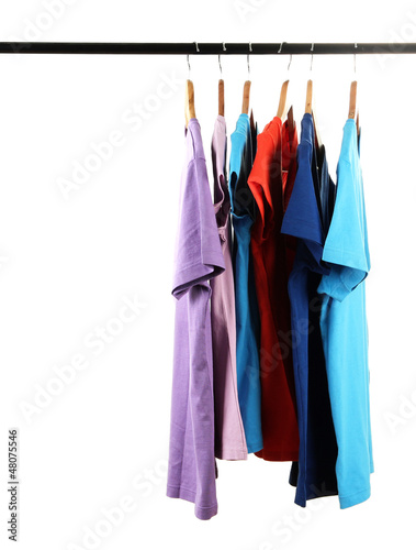 Choice of clothes of different colors
