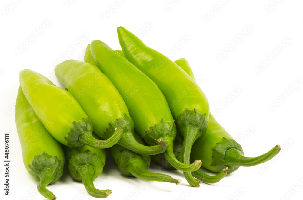 Heap of Green Chilli Peppers (Jalapenos)
