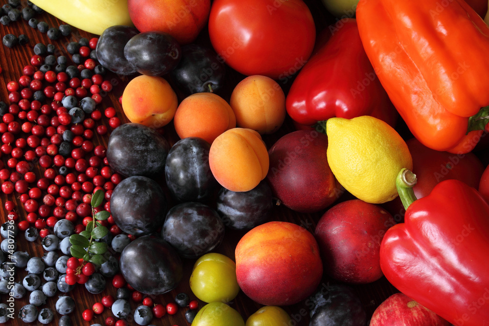 Fruits and vegetables Fruits and vegetables
