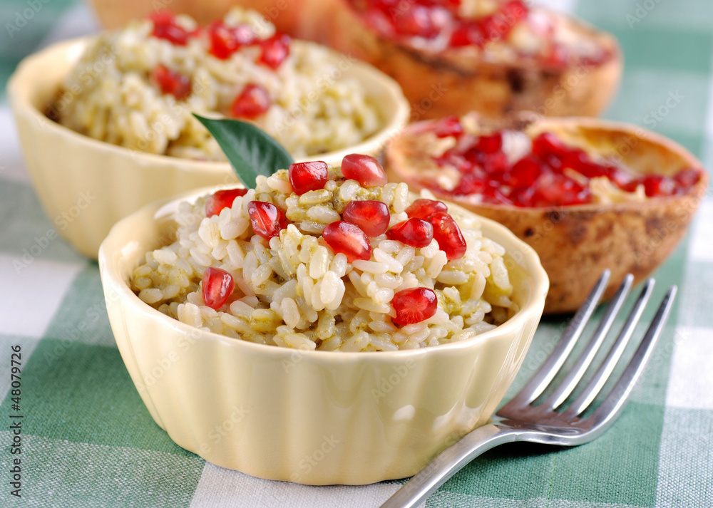 risotto con melegrana risotto con melegrana