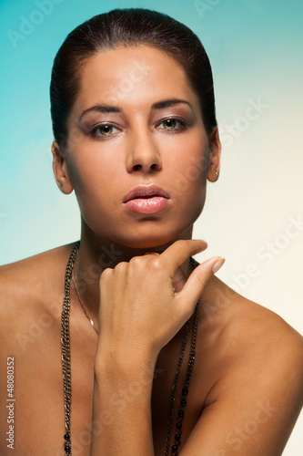 Latina looking woman beauty
