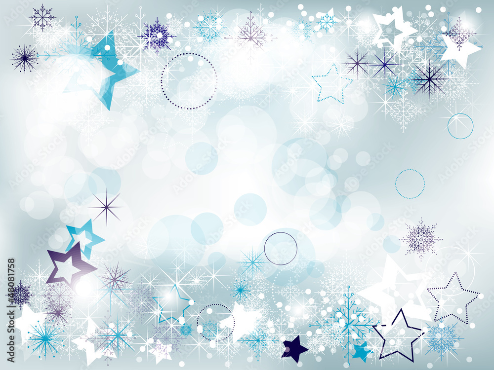 Elegant Christmas abstract background with snowflakes Elegant Christmas abstract background with snowflakes