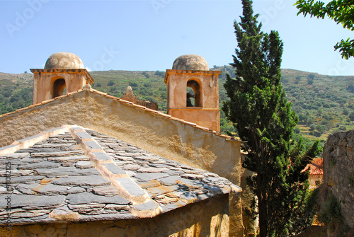 clochers de l'église de l’immaculée conception de Pigna, Corse