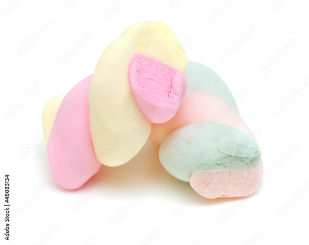 marshmallow isolated on white background marshmallow isolated on white background