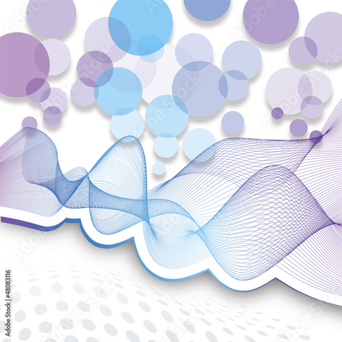 pastel lines and circles