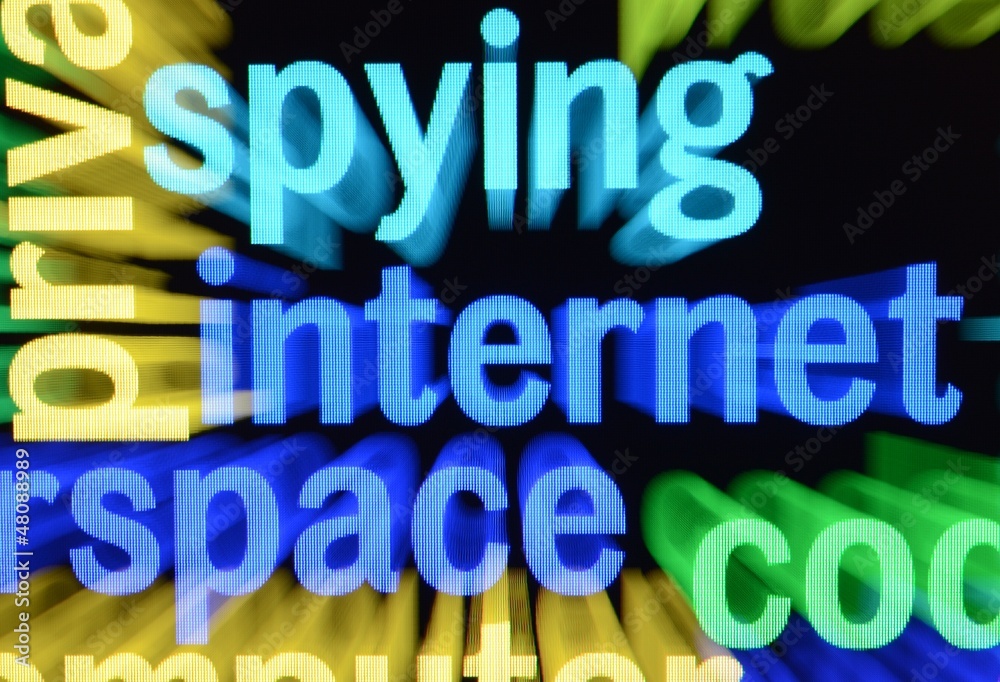 Internet spying concept