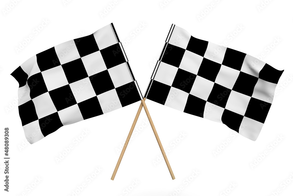 Fototapeta premium Racing Flags