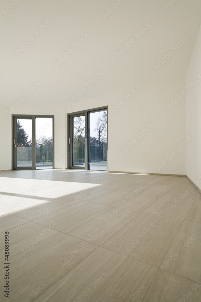 modern architecture, new empty apartment modern architecture, new empty apartment