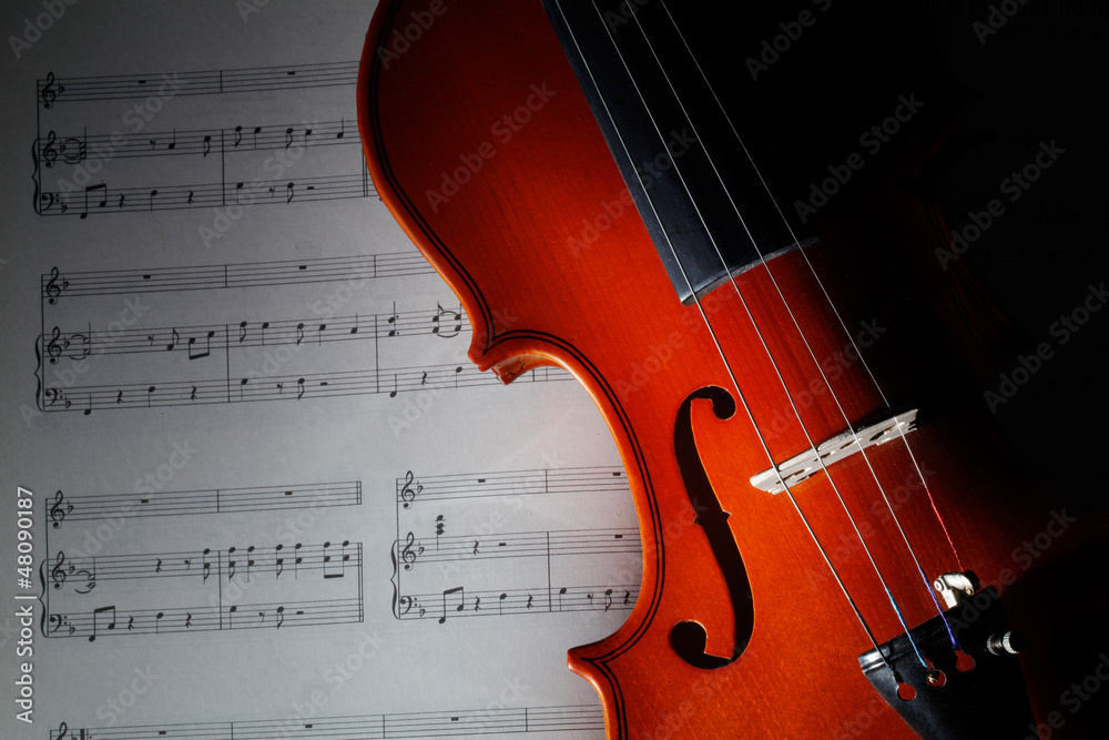 Fototapeta premium skrzypce