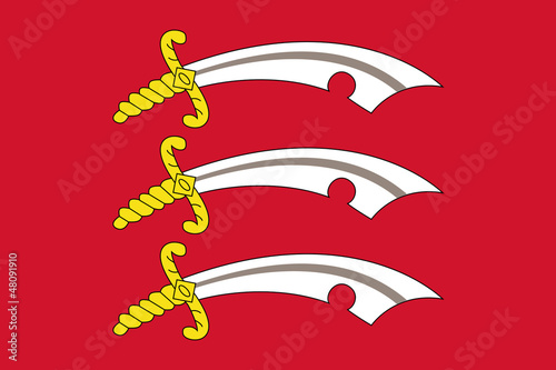 Photo Flag of Essex County in England