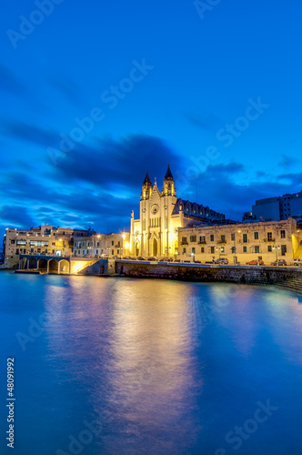Wallpaper Mural Our Lady of Mount Carmel in Balluta bay, Malta Torontodigital.ca