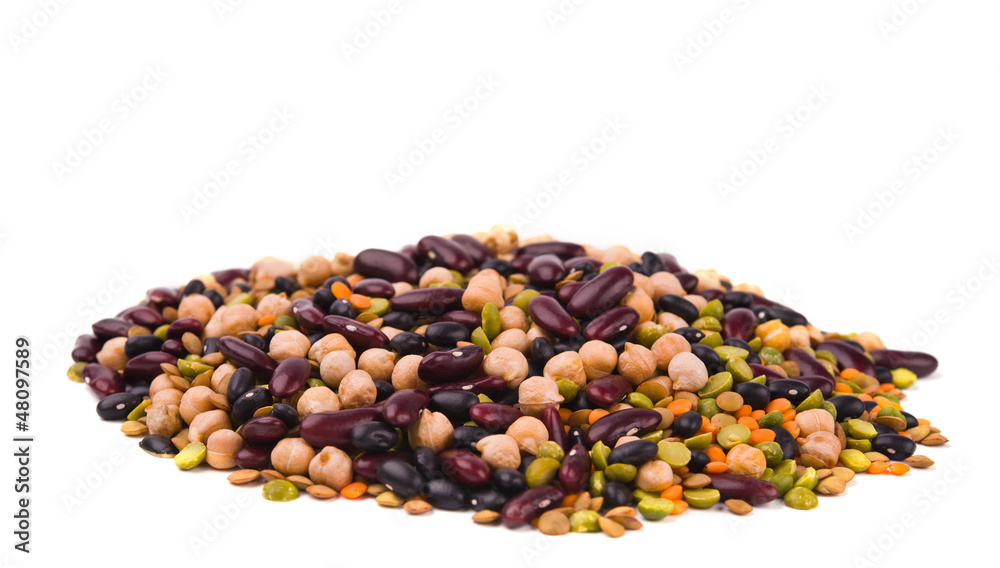 kidney bean, lentil, peas and chick-pea kidney bean, lentil, peas and chick-pea